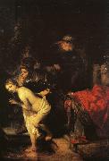 REMBRANDT Harmenszoon van Rijn Susanna and the Elders (detail) Germany oil painting reproduction